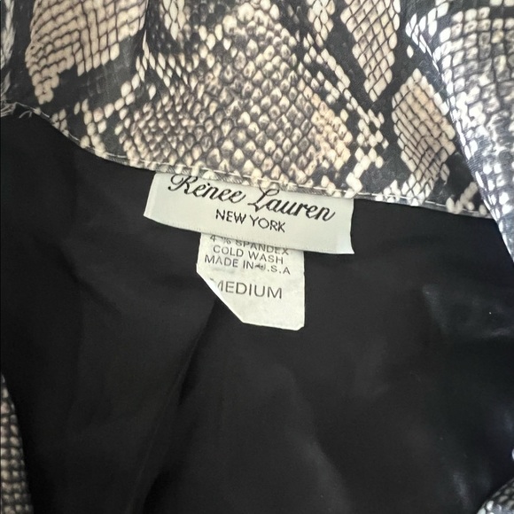 Vintage Renee Lauren Snake Print Jacket - Picture 4 of 4